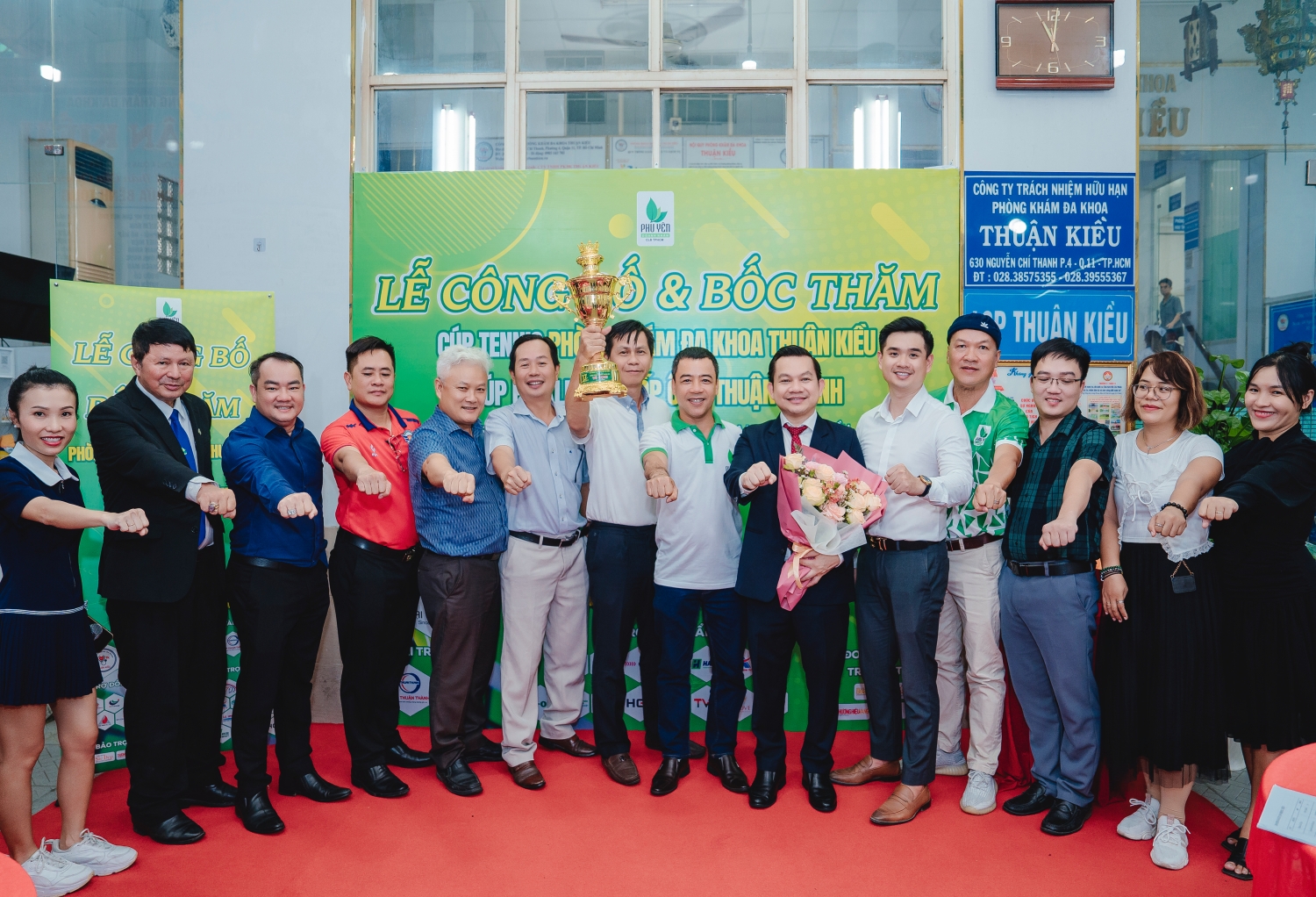 Lễ bốc thăm Giải Tennis cúp Phòng Khám Thuận Kiều 2025